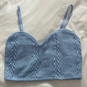 Zara brand new light blue blouse